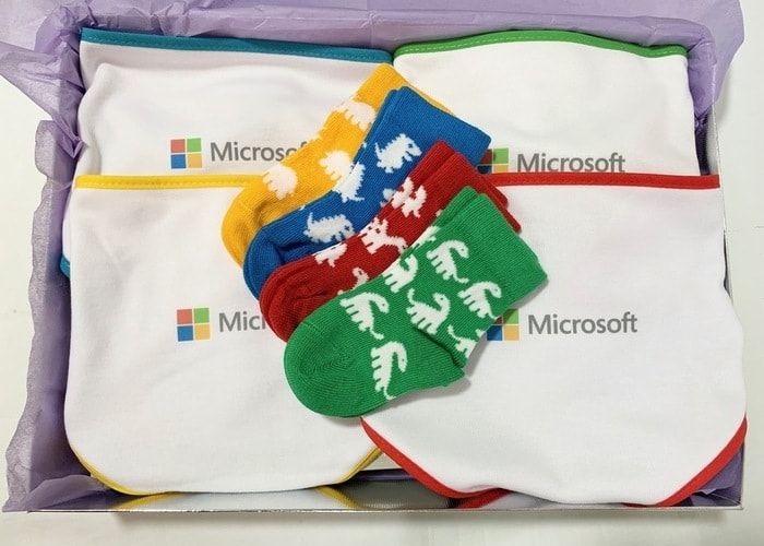 Microsoft Baby Hamper Microsoft Baby Hamper