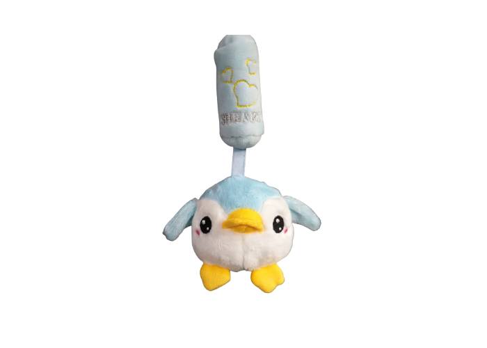 Penguin rattle toy