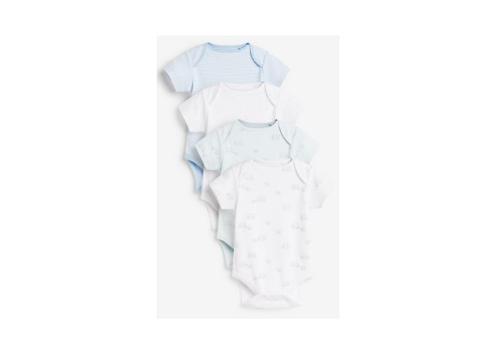 4Pack Assorted Baby Boy bodysuits