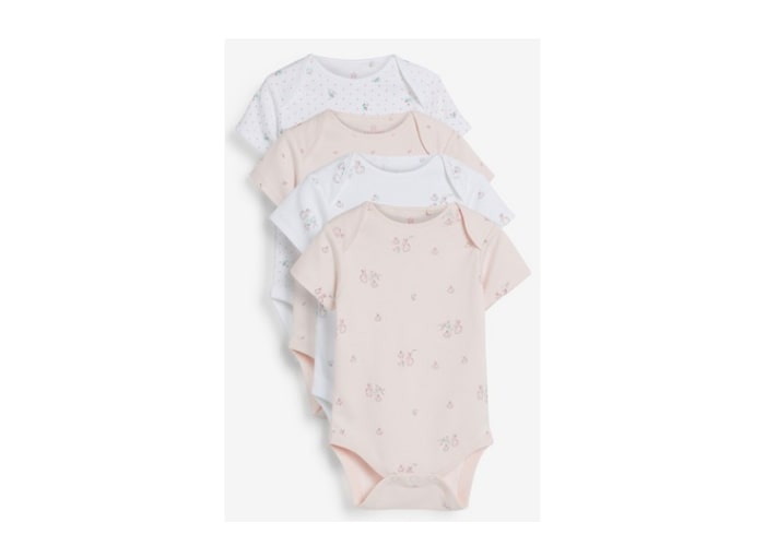 4Pack Assorted Baby Girl bodysuits