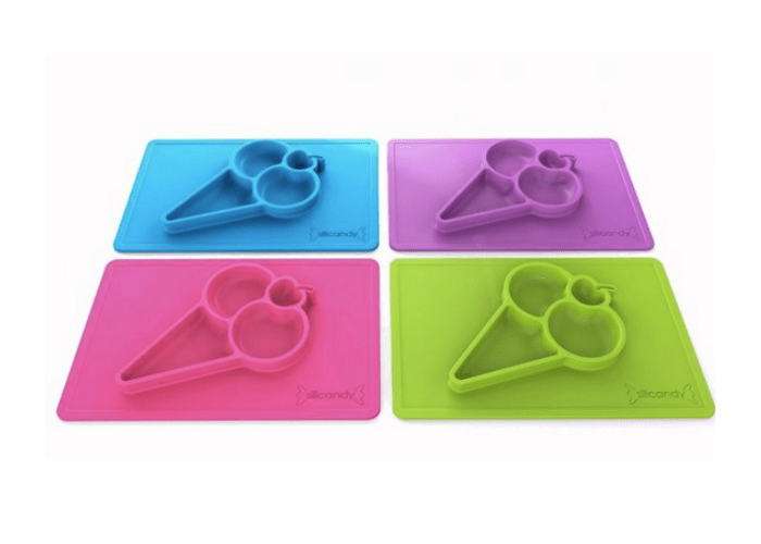 Silicandy One Piece Silicone Placemat & Plate