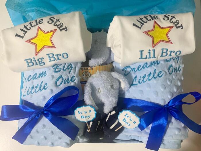 Dream Big, Little One Twins Personalised Hamper