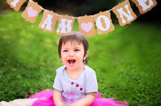first birthday baby personalised hampers