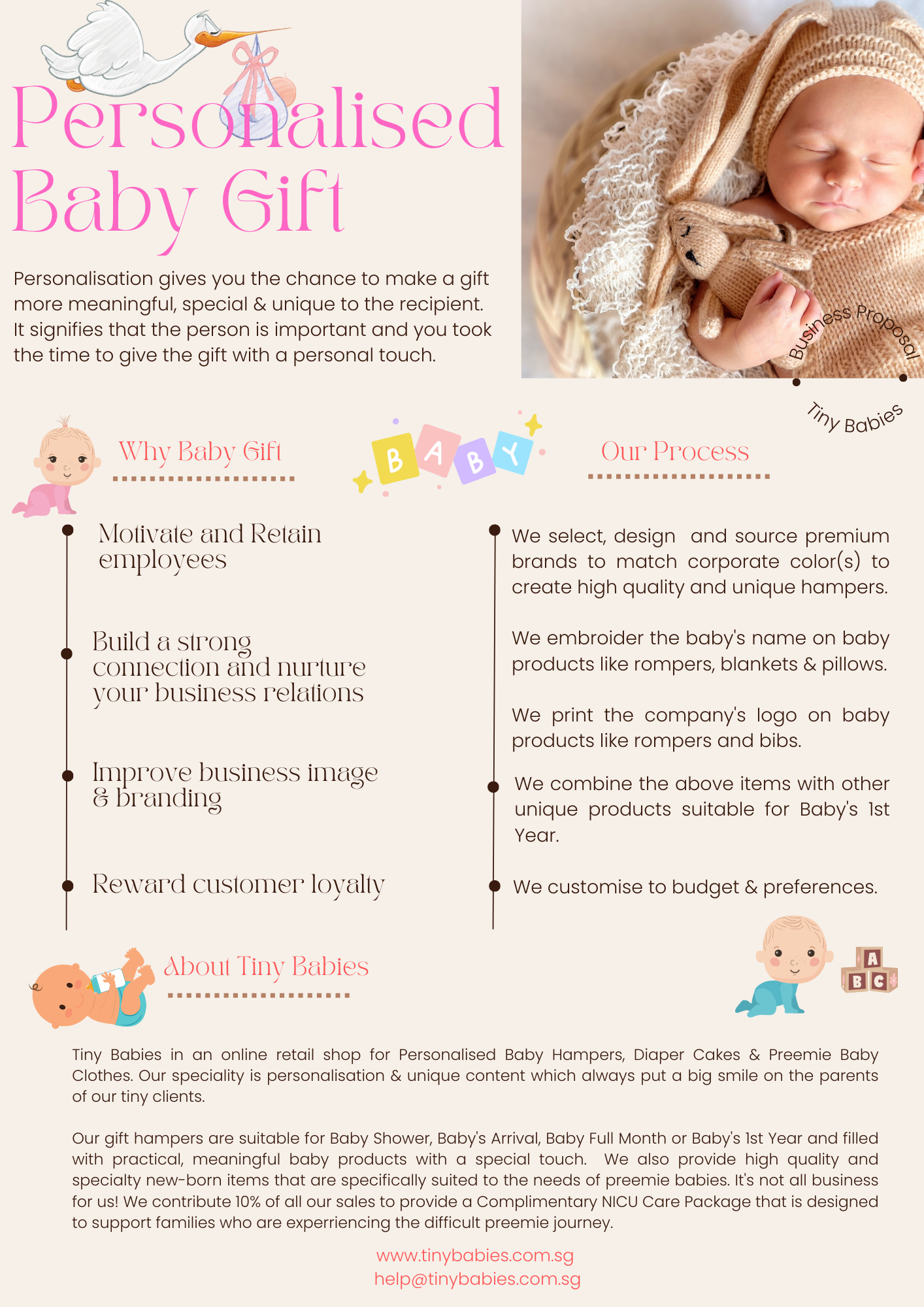 Personalisd Baby Gift Business Proposal Personalisd Baby Gift Business Proposal
