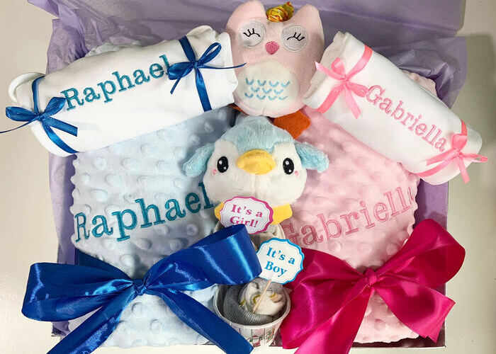 Personalised Gift Hamper for Twins