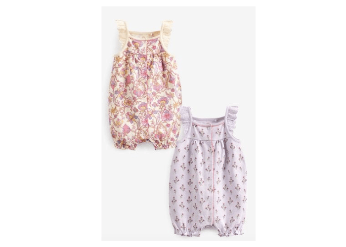 2pack baby girl rompers