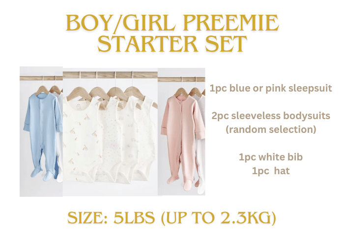 Boy or Girl Preemie Starter set