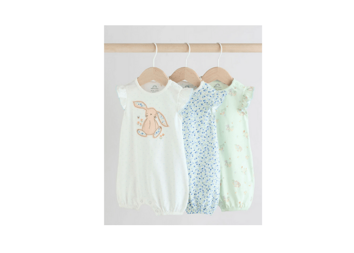 3 Pack Baby ghirl ropmpers