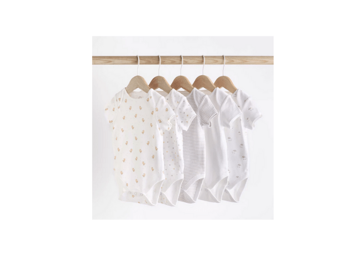 5pc Unisex Preemie Bodysuit