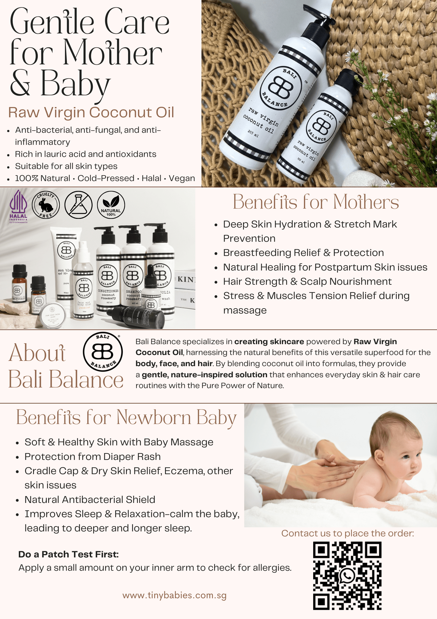 Benefits Raw Virgin Coconut Oil Mother and Baby