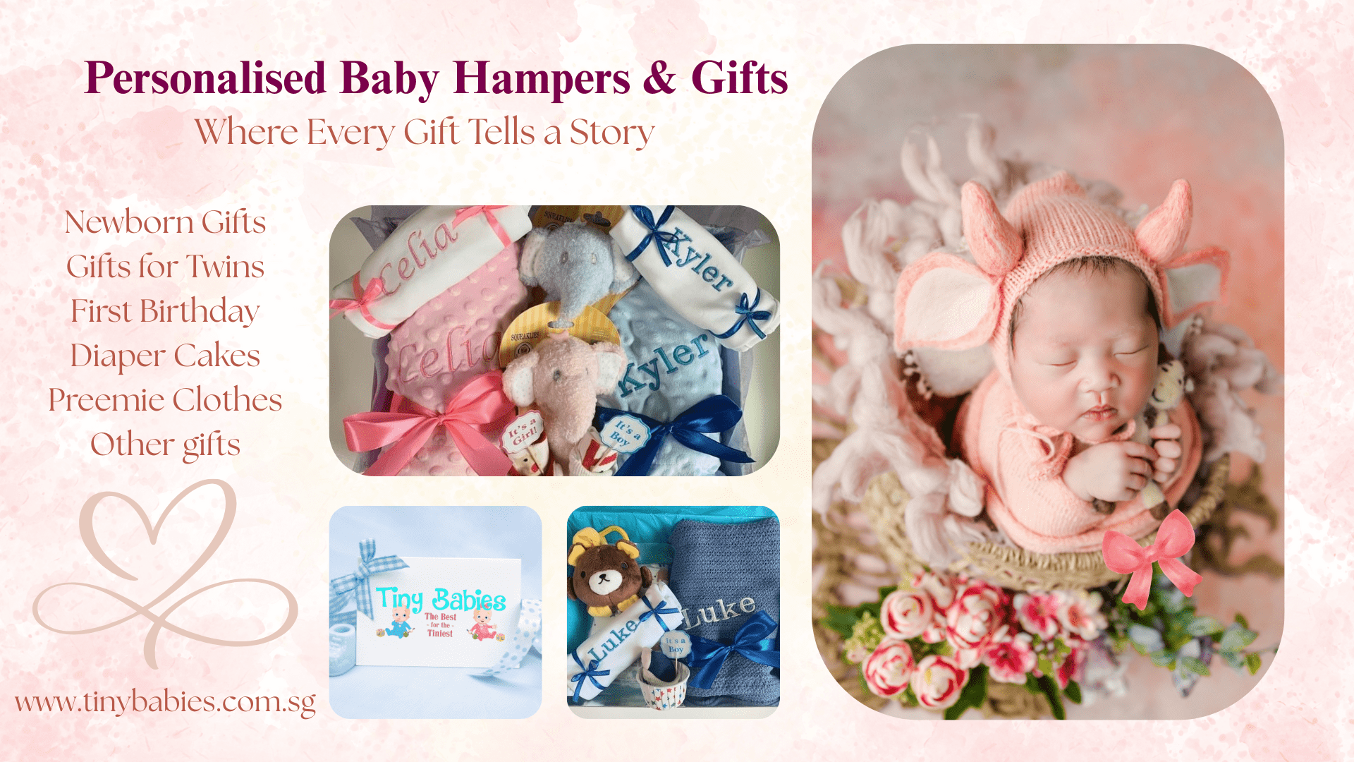 Tiny Babies Personalised Baby Hampers and Gifts