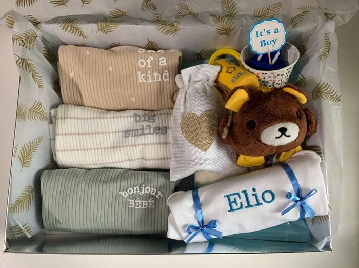 Hello Little One Personalised Newborn Baby Hamper
