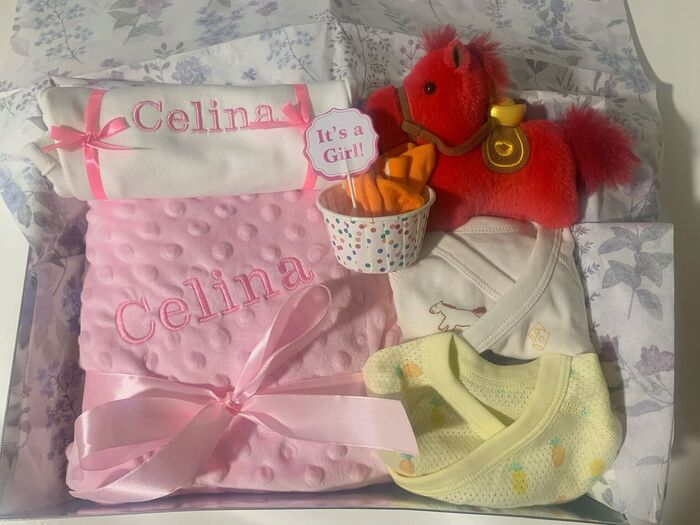 Personalised Baby Girl CNY Gift Set